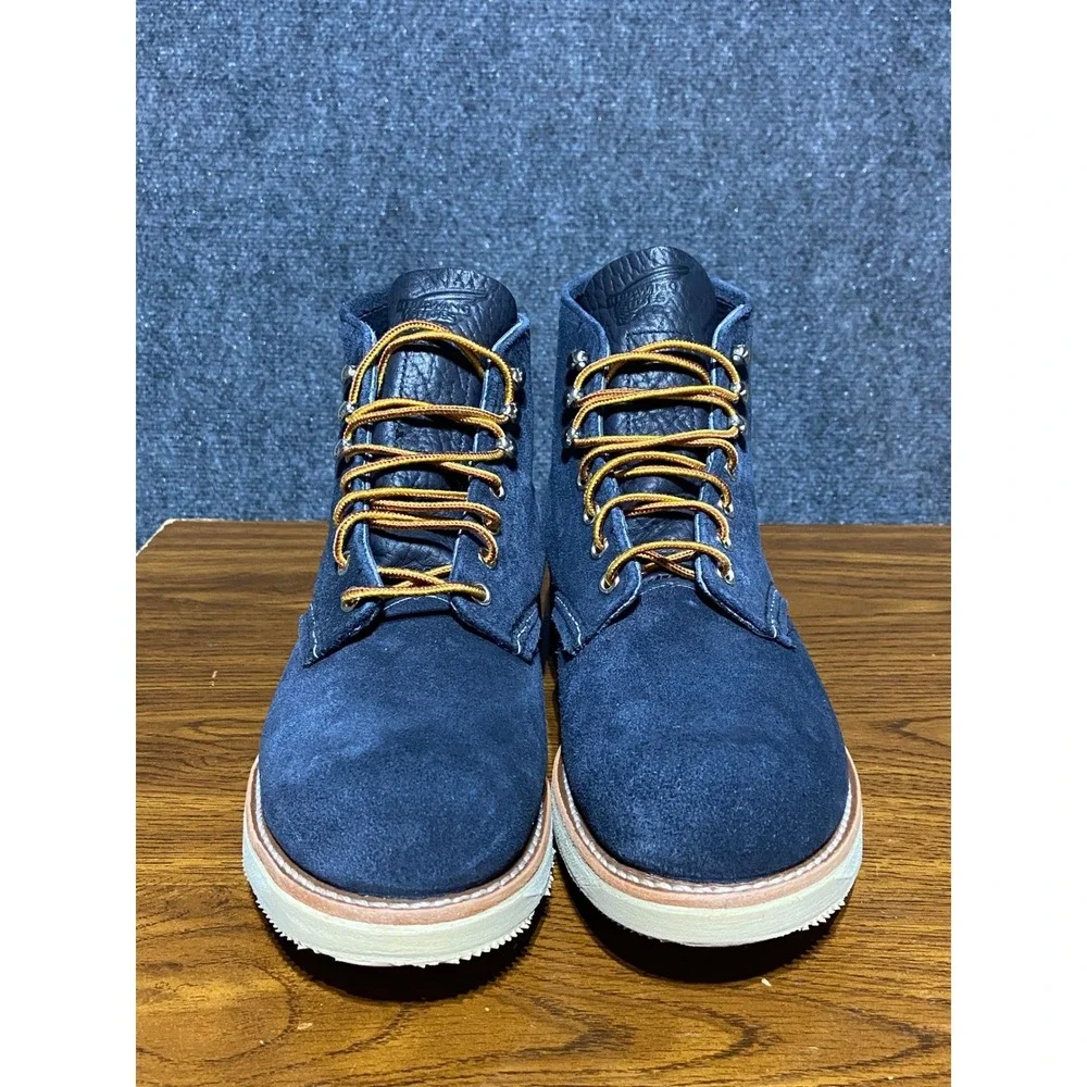 NEW 2013 Red wing x Concepts Plain Toe Boot 8821 Mens 9D Blue Suede Lace Up RARE